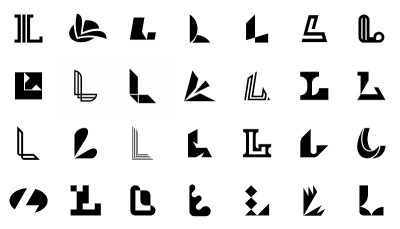 抽象标志集合与字母L