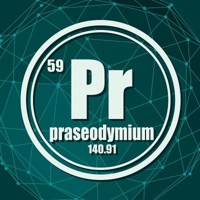 Praseodymium chemical element.