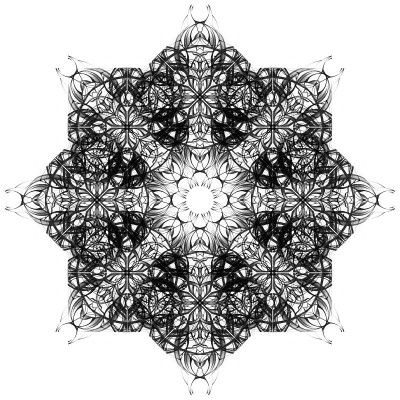 曼荼罗。装饰手绘花边图案