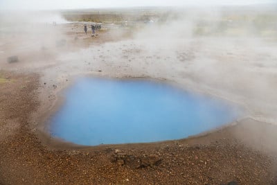在冰岛Geysir
