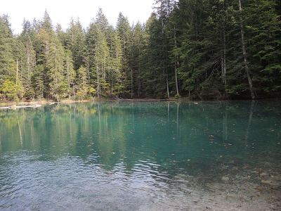 来自奥地利的一个湖边