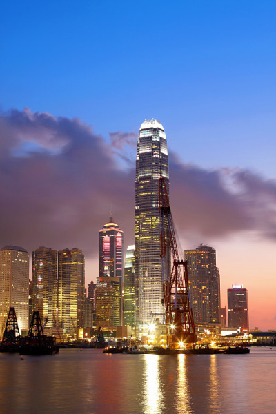 香港日落
