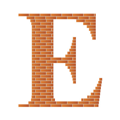 字母E。