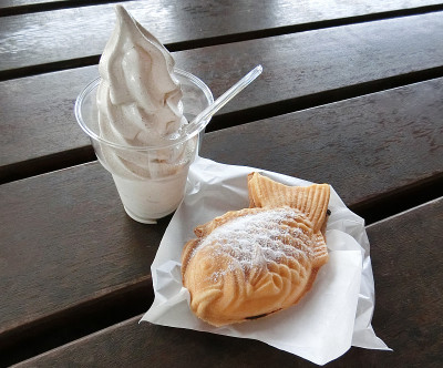 软冰淇淋和Taiyaki