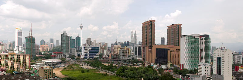 吉隆坡白天城市景观全景