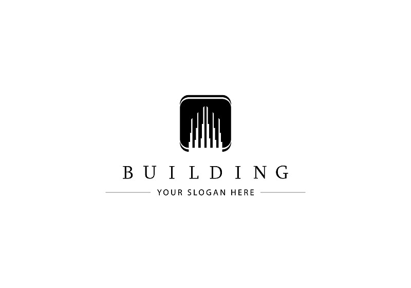 建筑与施工标志设计。