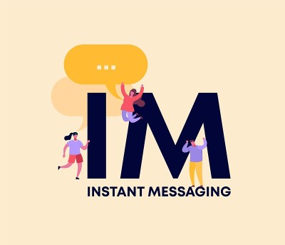 IM instant messaging. High speed information trans