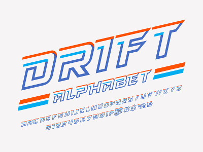速度的字体