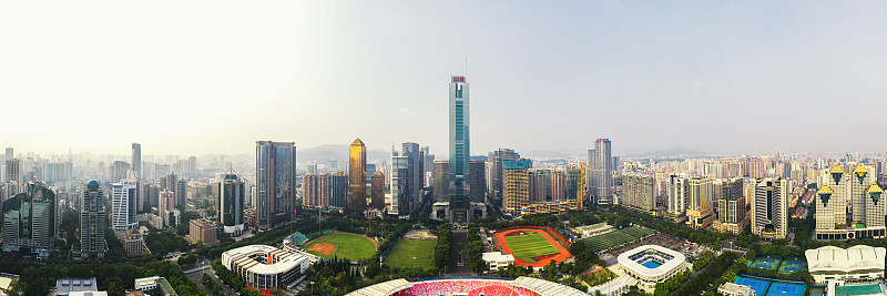 中国广东省广州市的城市风景