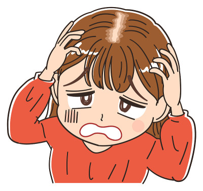 那些担心头顶头发变少的女性