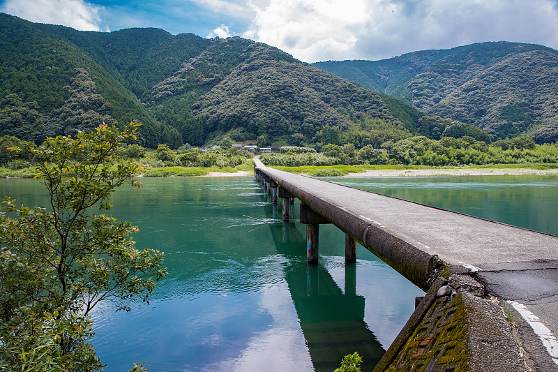 Takase Low Water Crossing(高知县Shimanto)日本