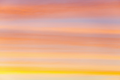 Pastel Sunset Sky Colors
