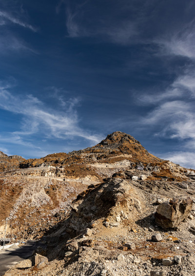 喜马拉雅山脉如画的风景