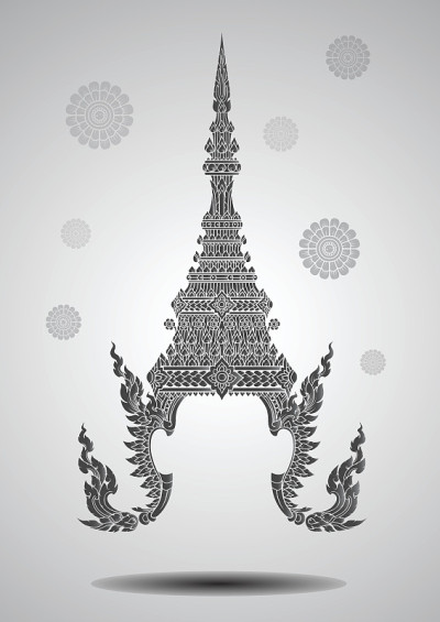 泰国皇冠向量
