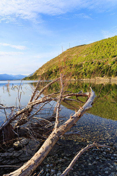 美丽的哈威湖风景。
