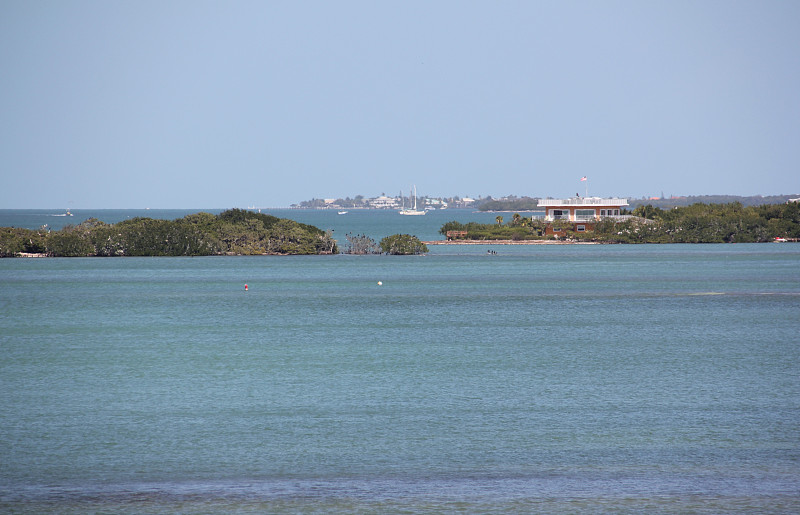 海景靠近伊斯拉莫拉达，佛罗里达群岛，佛罗里达，美国