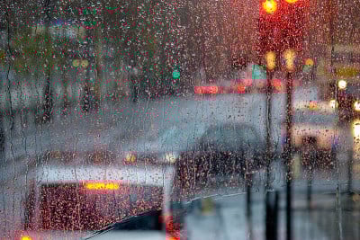 伦敦的雨天