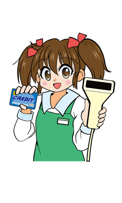 在这家商店你可以用信用卡付款