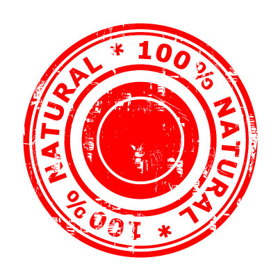 100%天然概念邮票