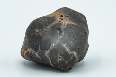 Chondrite Meteorite isolated, a piece of rock form