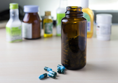 药瓶补充和药品健康