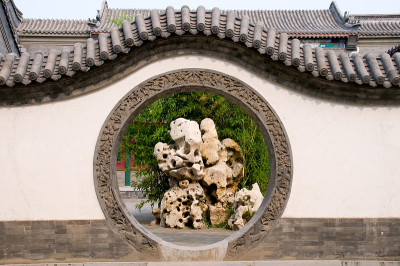 中国园林环形入口