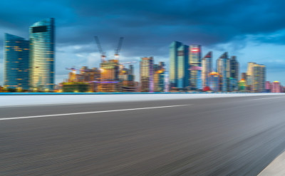 城市道路与城市景观