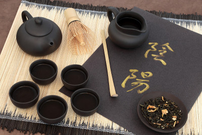 绿色茉莉花茶