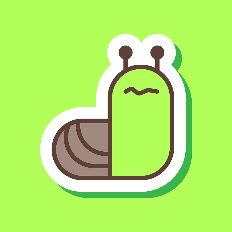 Snail sticker emoji