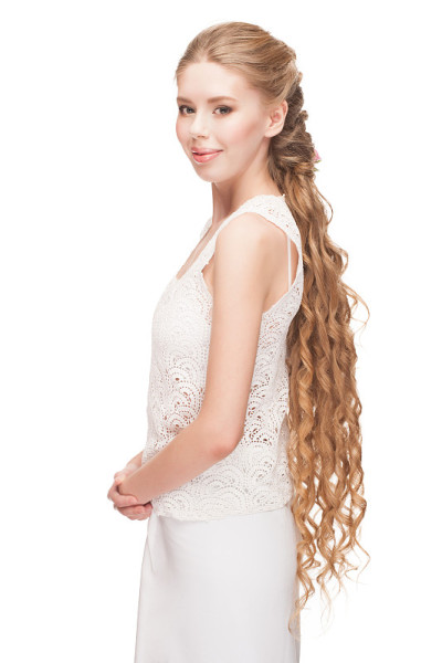 长卷发的女人