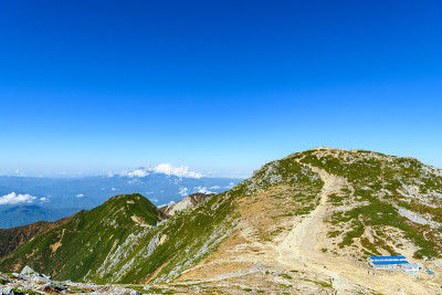 深秋的kisokomagatake山