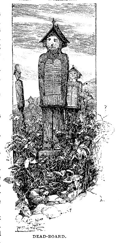 19世纪的文章插图描绘了奥地利的死板;维多利亚时代的坟墓标记;艺术家Louis Fairfax Mu