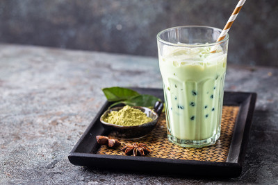 抹茶泡的茶