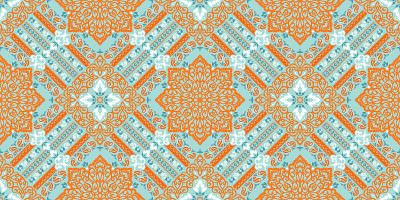 Seamless pattern based on ornament paisley Bandana