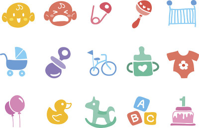 孩子handdraw图标