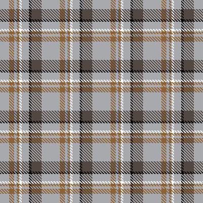 Tartan plaid seamless pattern white black brown li