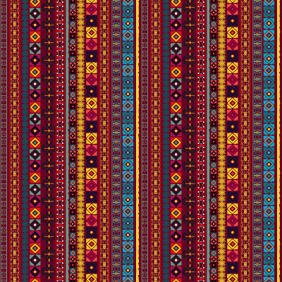 Ethnic boho seamless pattern