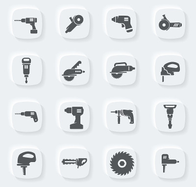 电动工具图标集