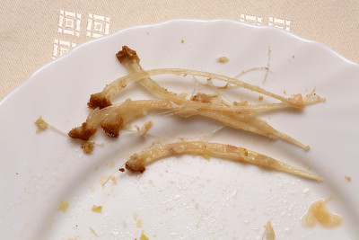 鱼的喉咙可以被捶打