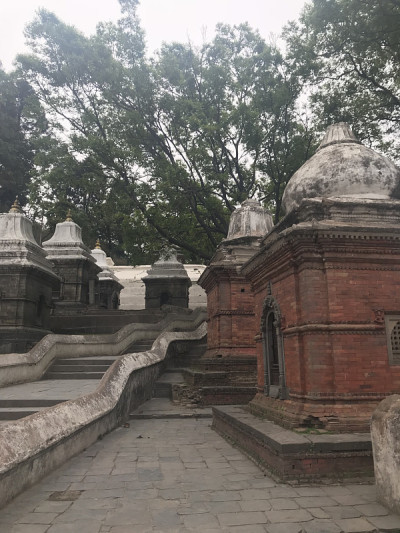 Pashupatinath寺庙，加德满都，尼泊尔