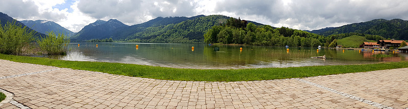 Schliersee，巴伐利亚，德国，湖，水