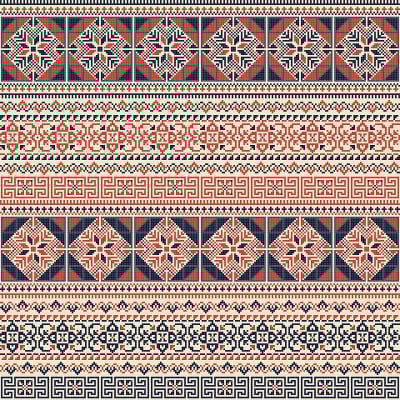 Palestinian embroidery pattern 159