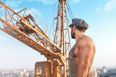 男建筑工人