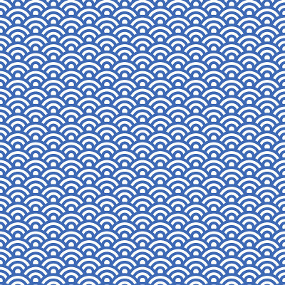 Blue China Seamless Pattern