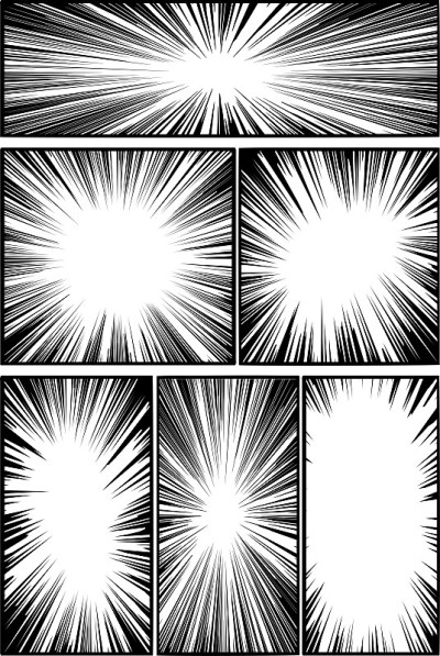 插图的卡通框架轮廓与flash背景