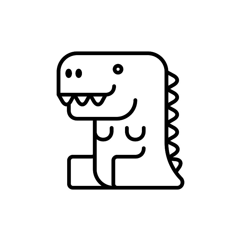 恐龙图标。
恐龙图标。
恐龙图标