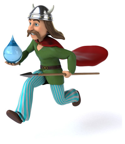 有趣的高卢- 3D插图