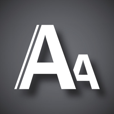 矢量字体大小图标