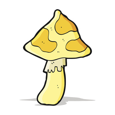 卡通伞菌