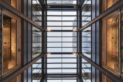 现代建筑抽象背景